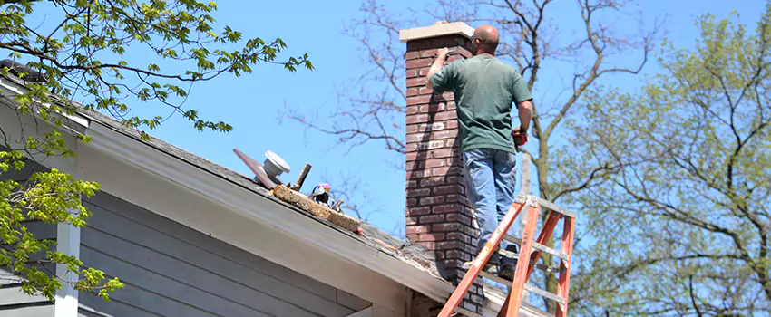Vinyl and PVC Chimney Flashing Installation in Wethersfield, CT