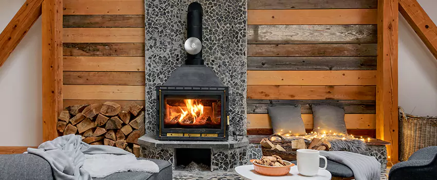 Thelin Hearth Products Direct Vent Gas Stove Fireplace Inspection in Wethersfield, Connecticut
